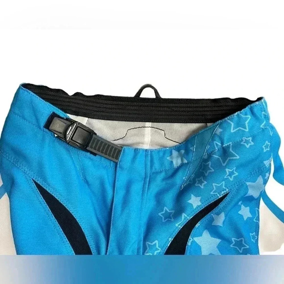 FOX Racing 180 Motorcycle Riding Pants  Blue & Black Size 3/4 - Picture 6 of 10
